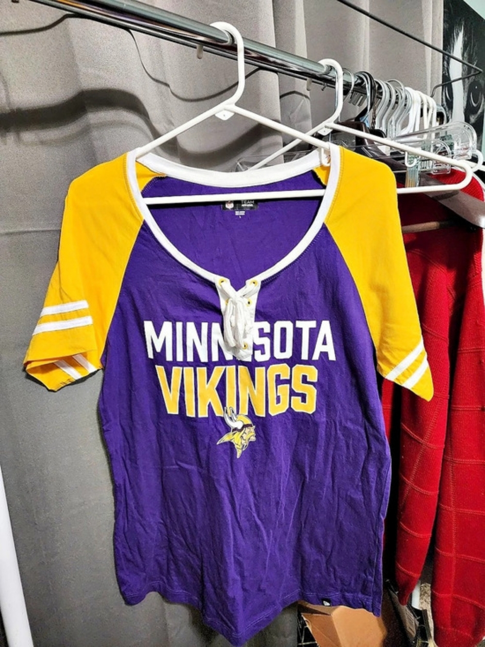 Team Apparel Minnesota Vikings Color Block Jersey
